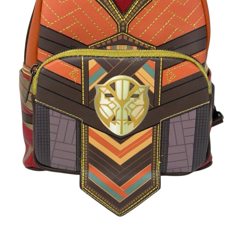 Loungefly Marvel Black Panther Wakanda Forever Okoye Cosplay Mini Backpack NEW - Picture 3 of 16